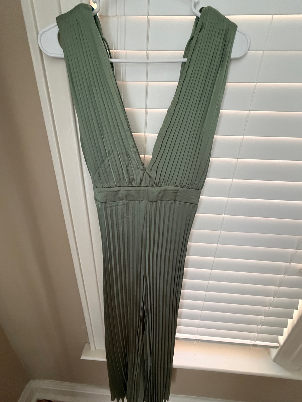 Abercrombie & Fitch Women's Giselle Pleated Jumpsuit XSP